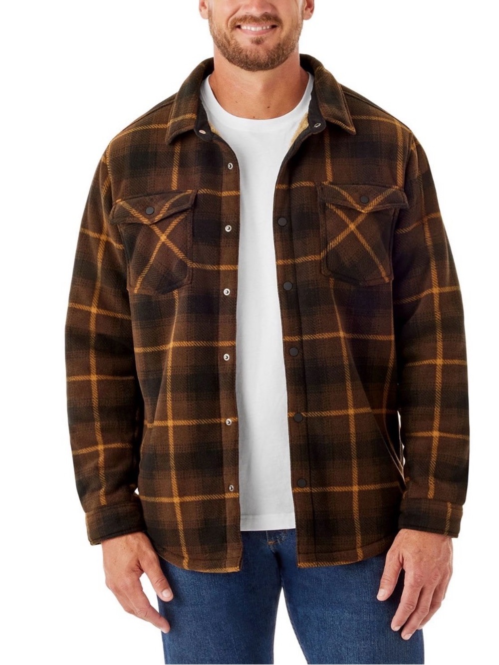 Members Mark Mens Fleece Shacket